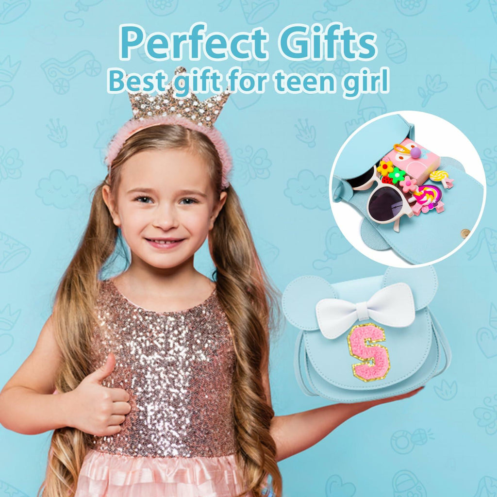 Toddler Girls Purse Initial Birthday Gift