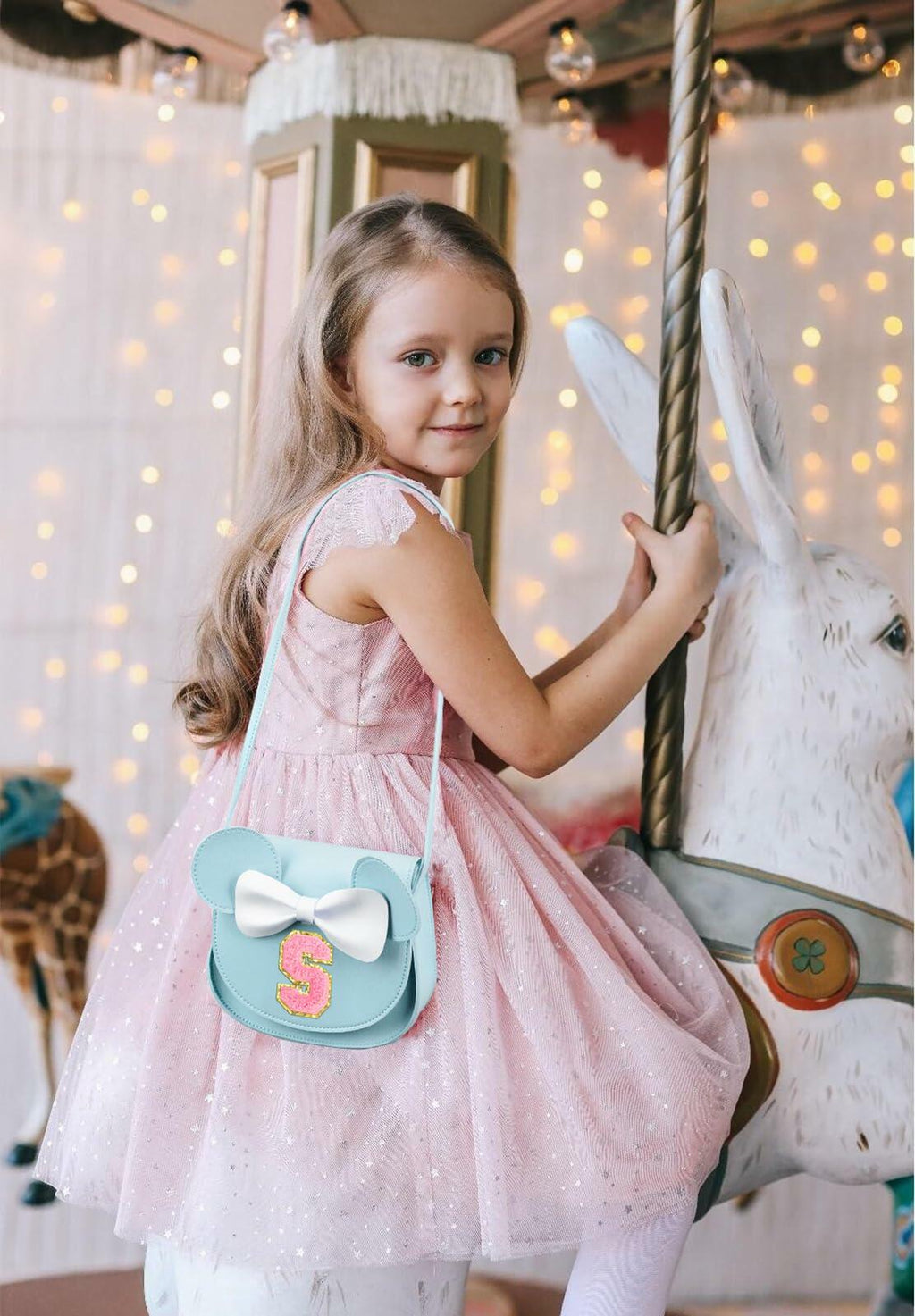 Toddler Girls Purse Initial Birthday Gift