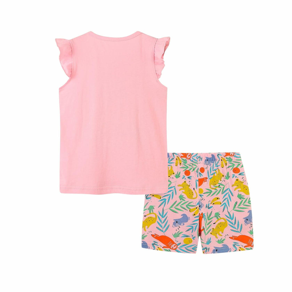Toddler Girls Summer Outfit Cotton Tank Top & Short